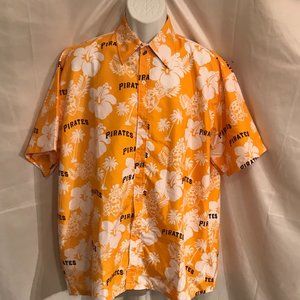Pittsburgh Pirates Hawaiian Casual/Dress Button Shirt #101